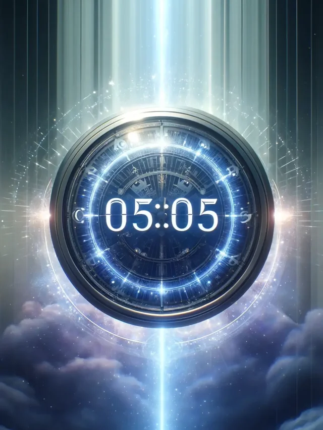 a sincronicidade das horas iguais 05:05