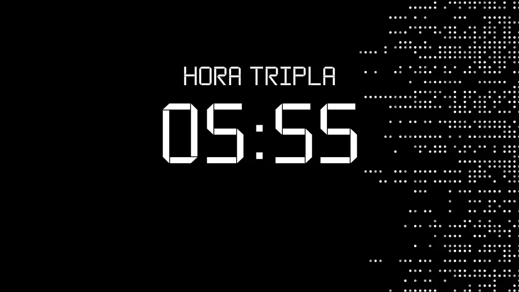 hora tripla 05:55